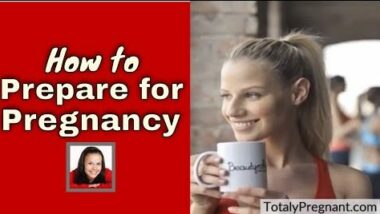 Image introduces the "How to Prepare for Pregnancy Video".