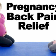 Image illustrates pregnancy back pain relief with Dr Jo.